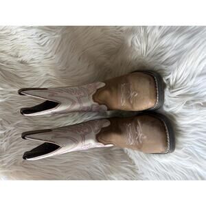 Girl’s Western Style Cowboy Boots with Embroidered Design